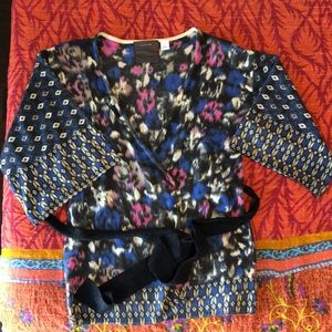 Guinevere Merino wool kimono